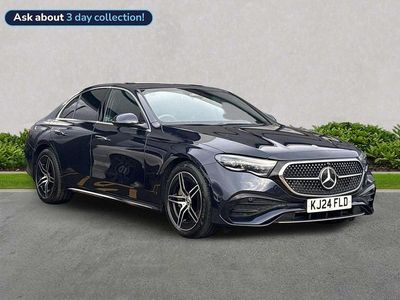 Used Mercedes E220 AMG Line Premium 197 HP (144 kW) 2024 Blue Sedan