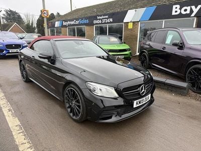 Used Mercedes C43 AMG AMG 385 HP (283 kW) 2019 Black Cabriolet