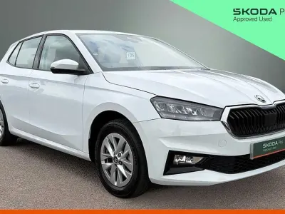 Used Skoda Fabia SE 95 HP (69 kW) 2025 Moon white Hatchback