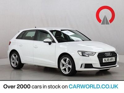 White Used 2019 Audi A3 Sportback Sport Hatchback | £10,600 (Fair price)