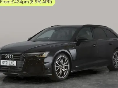 Used Audi A6 Black Edition 265 HP (194 kW) 2021 Black Estate