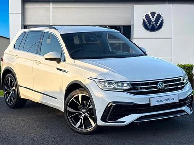 White Used 2022 VW Tiguan R-line SUV | £24,790 (Fair price)