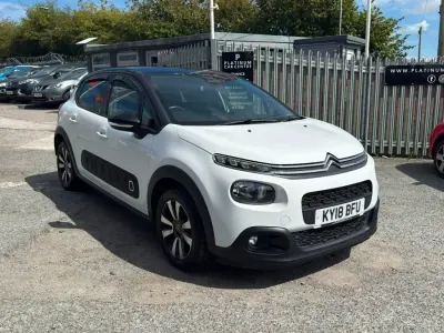 Used Citroën C3 Flair 108 HP (79 kW) 2018 White Hatchback