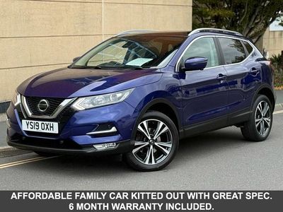 Blue Used 2019 Nissan Qashqai N-Connecta SUV | £9,495 (Fair price)