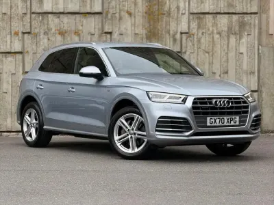 Used Audi Q5 S-Line 241 HP (177 kW) 2020 Silver SUV