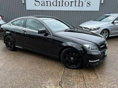 Used Mercedes C250 Sport Edition 204 HP (150 kW) 2014 Black Coupe