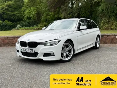 Begagnad BMW 320 M Sport 2013 Vit Kombi