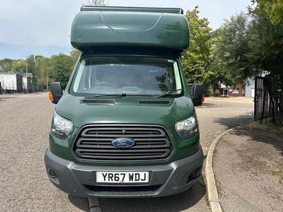 Used Ford Transit S 130 HP (95 kW) 2017 Green Cabriolet