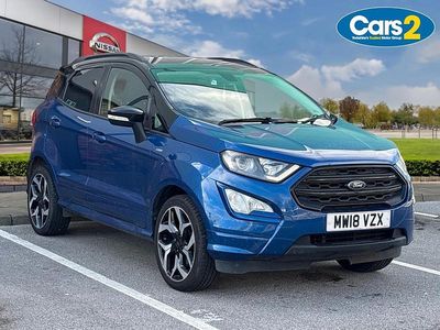 Used Ford Ecosport ST-Line 123 HP (90 kW) 2018 Blue SUV