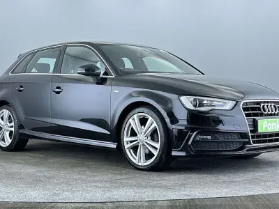Used Audi A3 Sportback S-Line 105 HP (77 kW) 2013 Black Hatchback