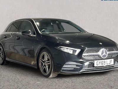 Used Mercedes A200 AMG line 150 HP (110 kW) 2019 Black Hatchback