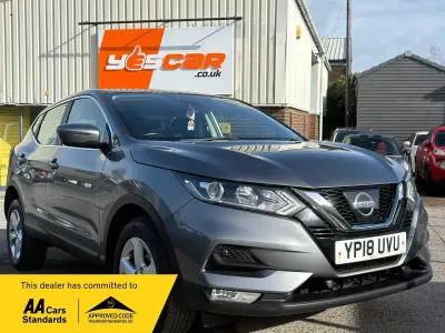 Begagnad Nissan Qashqai Acenta 2018 Grå SUV