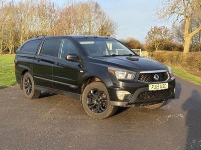Black Used 2015 Ssangyong (KGM) Korando Pickup | £8,995 (Fair price)