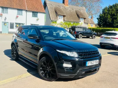 Begagnad Land Rover Range Rover evoque Dynamic 2012 Svart SUV