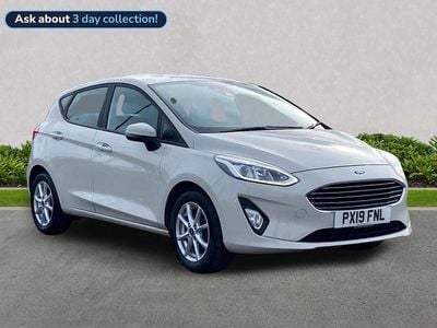 Used Ford Fiesta Zetec 100 HP (73 kW) 2019 White Hatchback