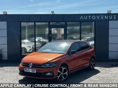 Used VW Polo R-line 95 HP (69 kW) 2019 Orange Hatchback