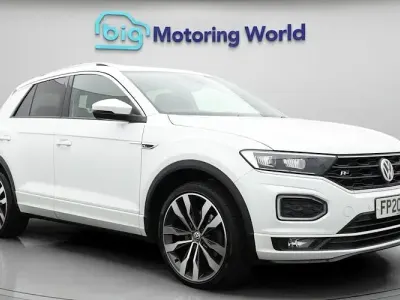 Used VW T-Roc R-line 150 HP (110 kW) 2020 White SUV