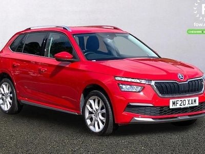 Used Skoda Kamiq SE L 116 HP (85 kW) 2020 Red SUV