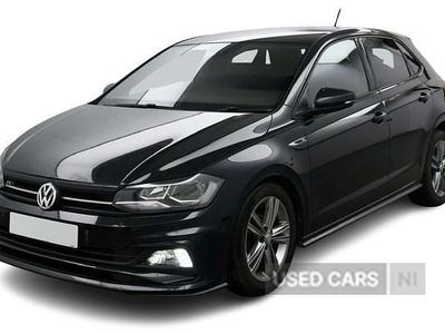 Used VW Polo R-line 95 HP (69 kW) 2018 Black Hatchback