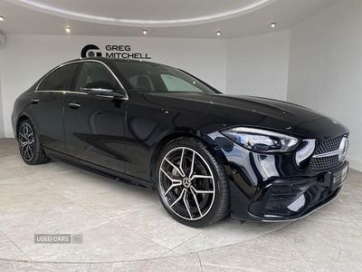 Black Used 2023 Mercedes C220 AMG Line Premium Plus Sedan | £34,490