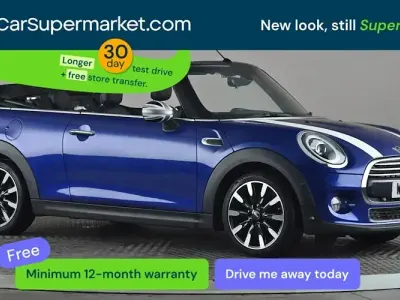 Usado Mini Cooper Cabriolet Exclusive 136 CV (100 kW) 2019 Azul Descapotable