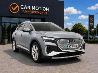 Used Audi Q4 e-tron S-Line 150 kW (204 HP) 2023 Blue SUV
