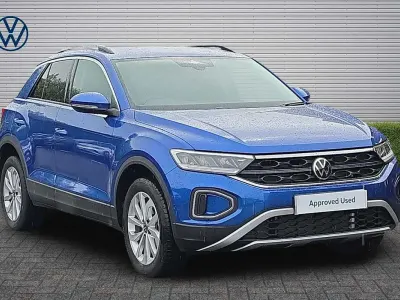 New VW T-Roc Match 2026 Ravenna blue metallic SUV
