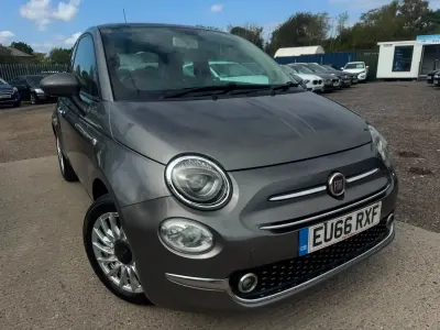 Used Fiat 500 Lounge 70 HP (51 kW) 2016 Grey Hatchback