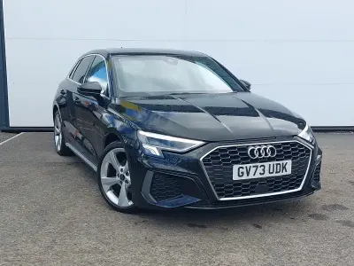 Used Audi A3 S-Line 150 HP (110 kW) 2024 Black Hatchback