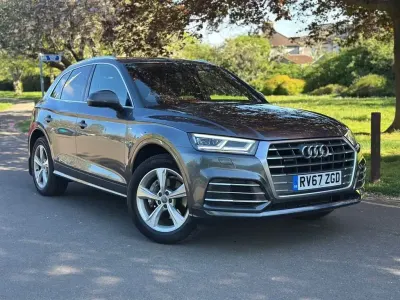 Usado Audi Q5 S-Line 190 CV (139 kW) 2017 Gris SUV