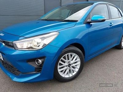 Used Kia Rio 83 HP (61 kW) 2023 Blue Hatchback