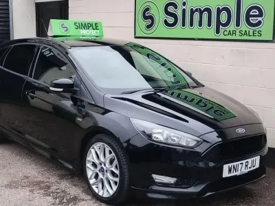 Used Ford Focus ST-Line 120 HP (88 kW) 2017 Black Hatchback