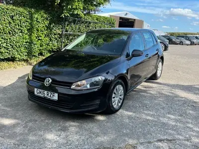 Used VW Golf VII S 110 HP (80 kW) 2016 Black Hatchback