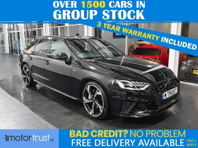 Used Audi A4 Black Edition 204 HP (150 kW) 2022 Black Estate