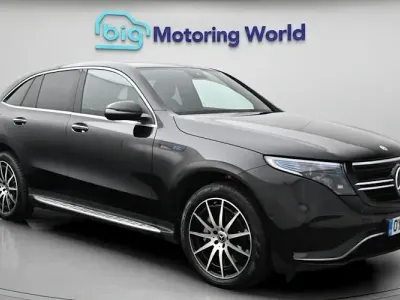Used Mercedes EQC400 AMG line 300 kW (408 HP) 2020 Black SUV