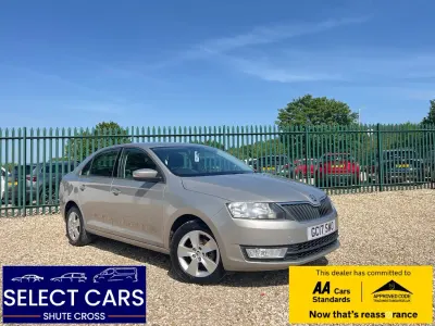 Used Skoda Rapid SE 90 HP (66 kW) 2017 Beige Hatchback
