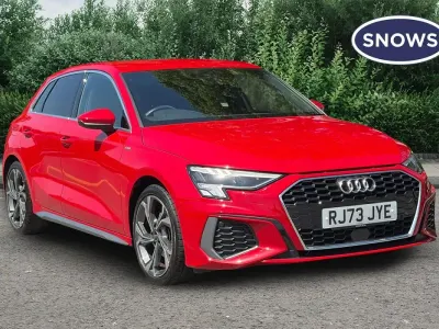 Used Audi A3 S-Line 150 HP (110 kW) 2023 Red Sedan