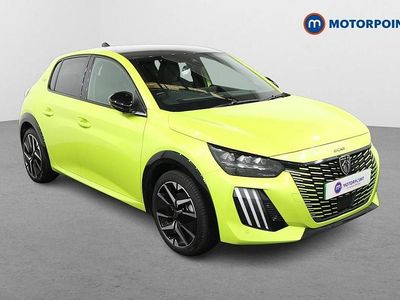 Used Peugeot e-208 GTi 100 kW (136 HP) 2024 Yellow Hatchback