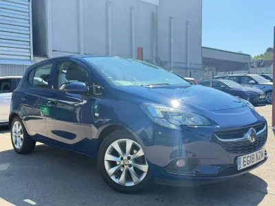 Used Vauxhall Corsa 90 HP (66 kW) 2018 Blue Hatchback