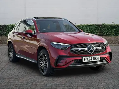 Usado Mercedes GLC300e AMG Line Premium Plus 2024 Vermelho SUV