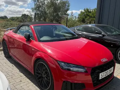 Used Audi TT Black Edition 245 HP (180 kW) 2020 Red Cabriolet