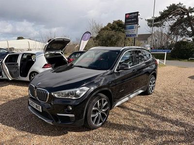 Used BMW X1 xLine 192 HP (141 kW) 2017 Black with black leather trim SUV