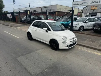 Used Fiat 500 Lounge 69 HP (50 kW) 2015 White Hatchback