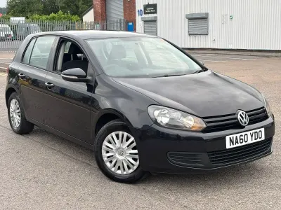 Used VW Golf VI S 105 HP (77 kW) 2010 Black Hatchback