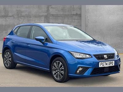 Used Seat Ibiza SE Technology 95 HP (69 kW) 2024 Blue Hatchback