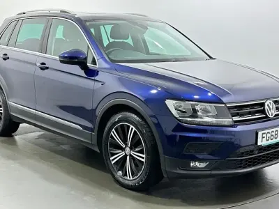 Second-hand VW Tiguan SE 150 CP (110 kW) 2018 Albastru SUV