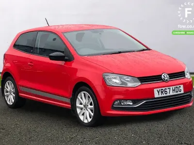 Used VW Polo Beats 90 HP (66 kW) 2017 Red Hatchback