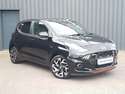 Used Hyundai i10 N Line 100 HP (73 kW) 2021 Pearl  phantom black Hatchback