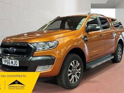 Begagnad Ford Ranger Wildtrack 200 HK (147 kW) 2016 Orange Pickup