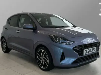 New Hyundai i10 Premium 79 HP (58 kW) 2026 Meta blue Hatchback